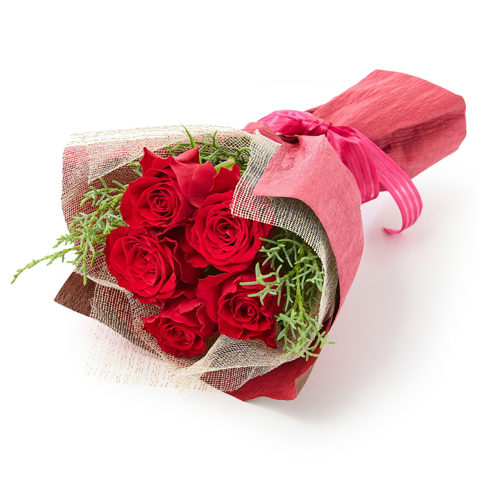 そのまま飾れるバラのブーケ（20本） プレミアムローズブーケ | お花の