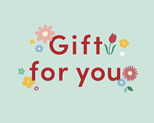 Gift for youカード