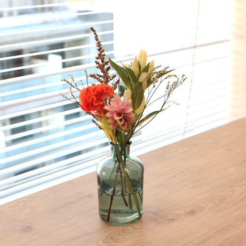 花瓶＞波模様クリア | お花のギフト通販 ブルーミーストア