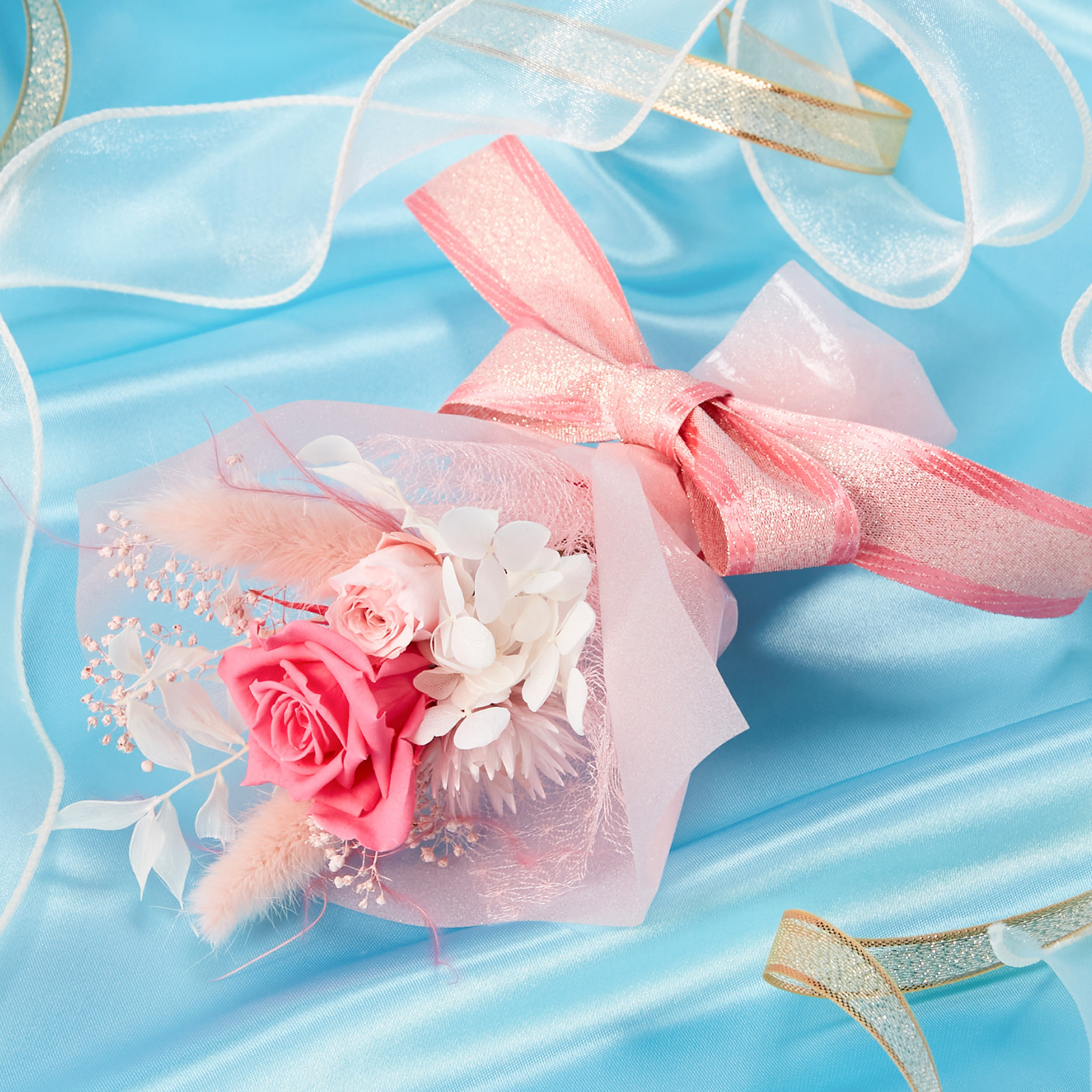 【価格逆走中】プリザーブドフラワーミニブーケ（通常価格2,760円 → 2,263円）