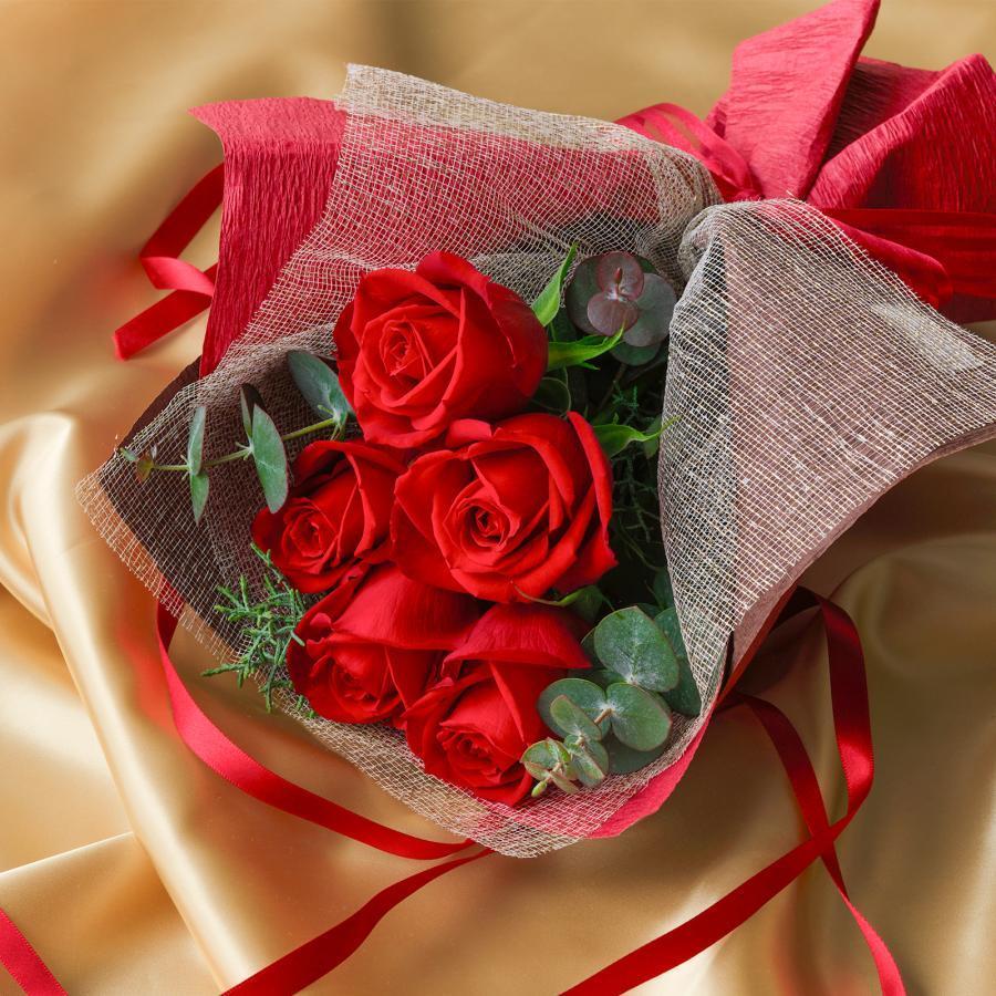 バラのブーケ（5本）