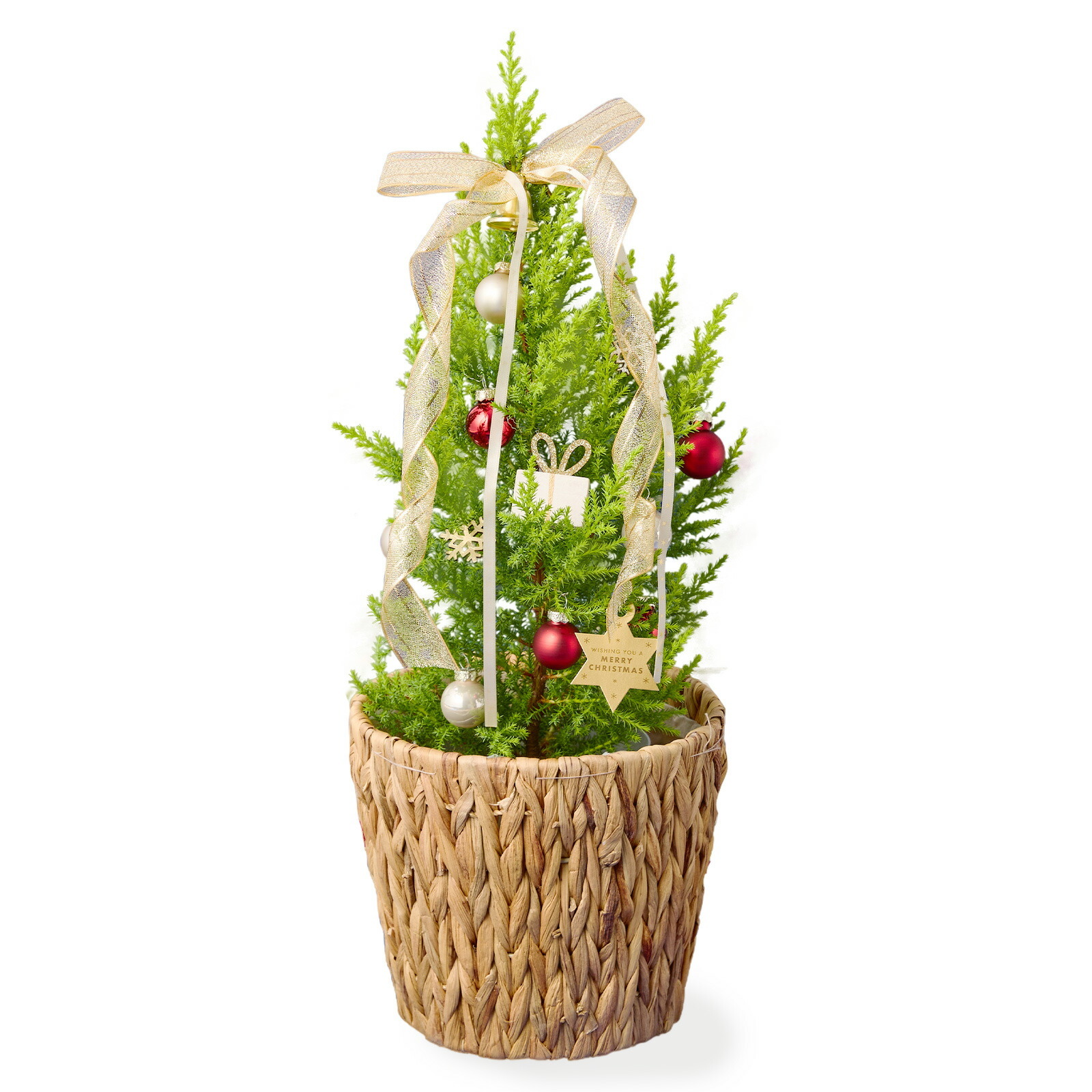 クリスマスミニツリー オーナメント付き