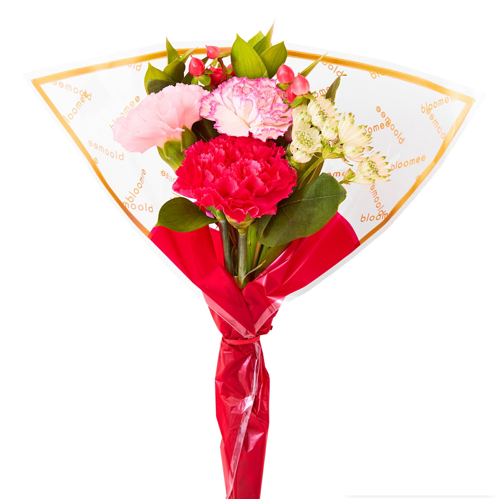 季節のお花ブーケ(8本) クリスマスカード付き