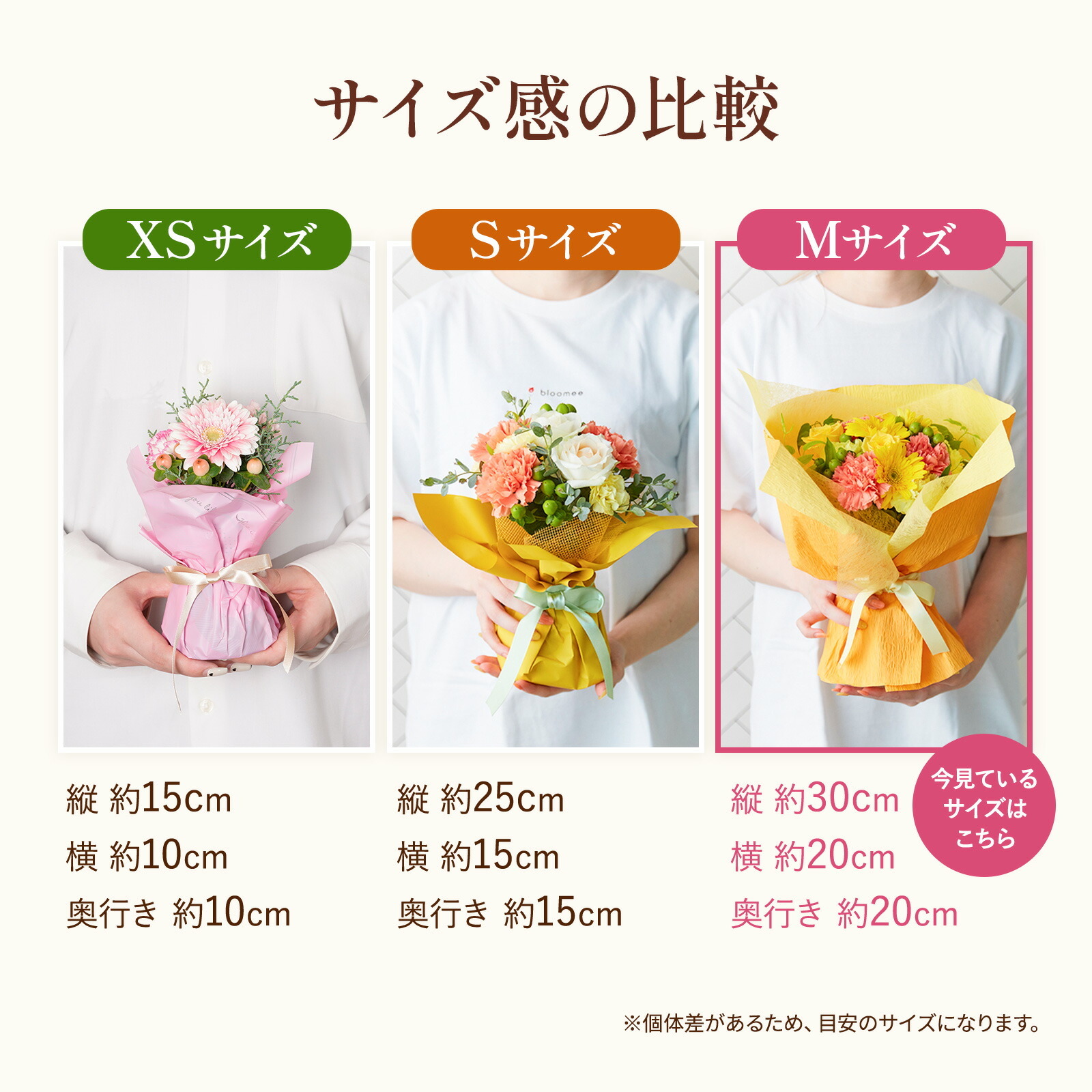 そのまま飾れるブーケ(ブルー、Mサイズ) Thank youバルーン付き