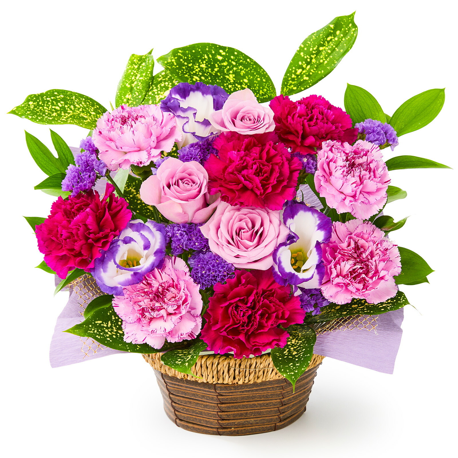 賀寿 長寿祝いアレンジメント(紫) 賀寿カード付き