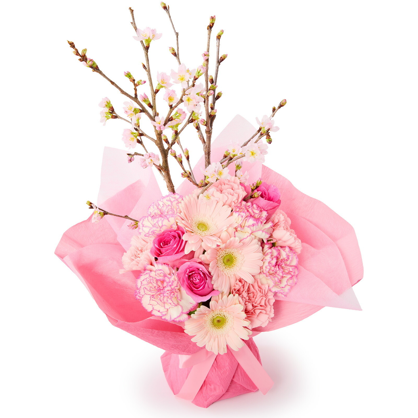 そのまま飾れるブーケ(桜、Mサイズ)