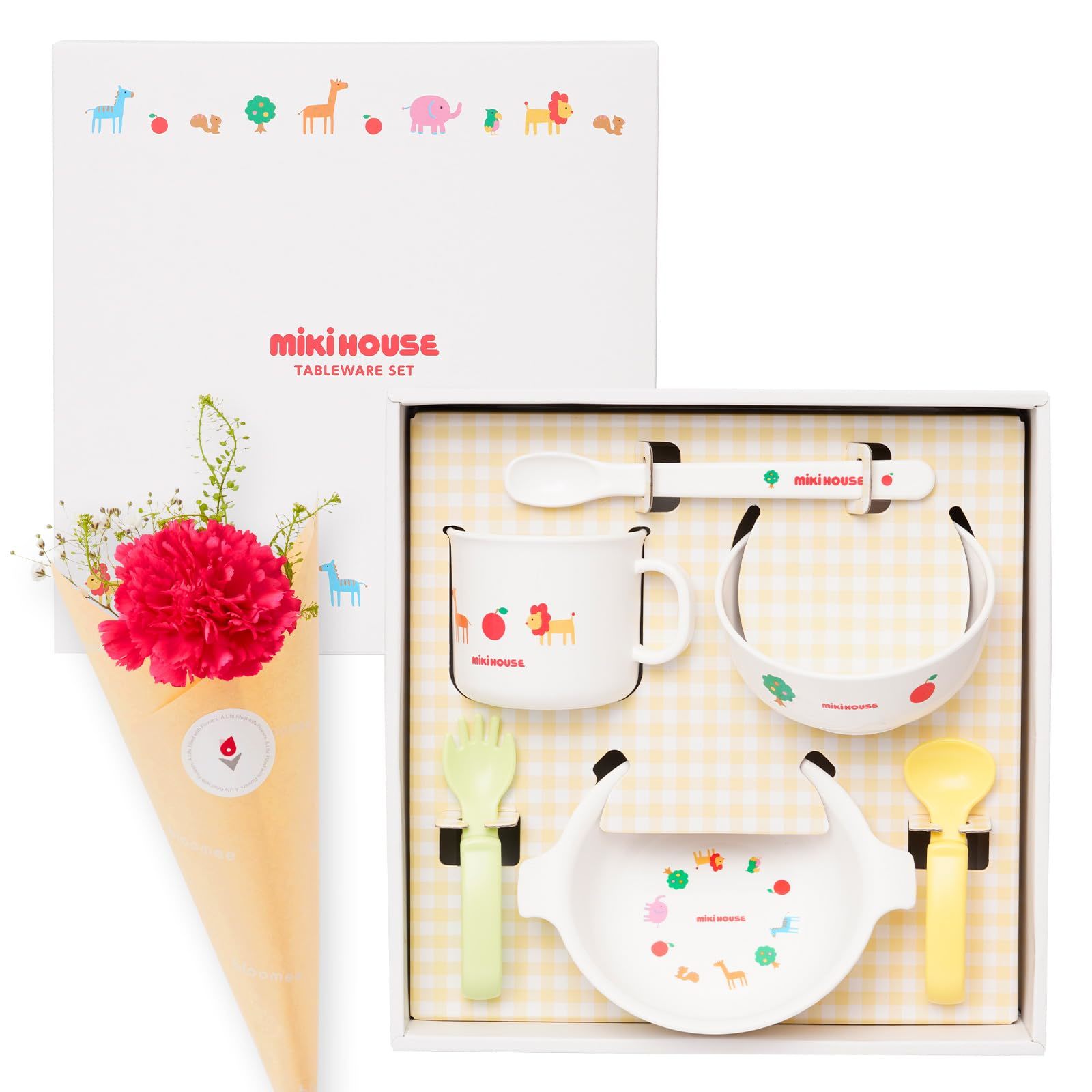 スターターセット8点(出産準備セット)【春夏用(総柄