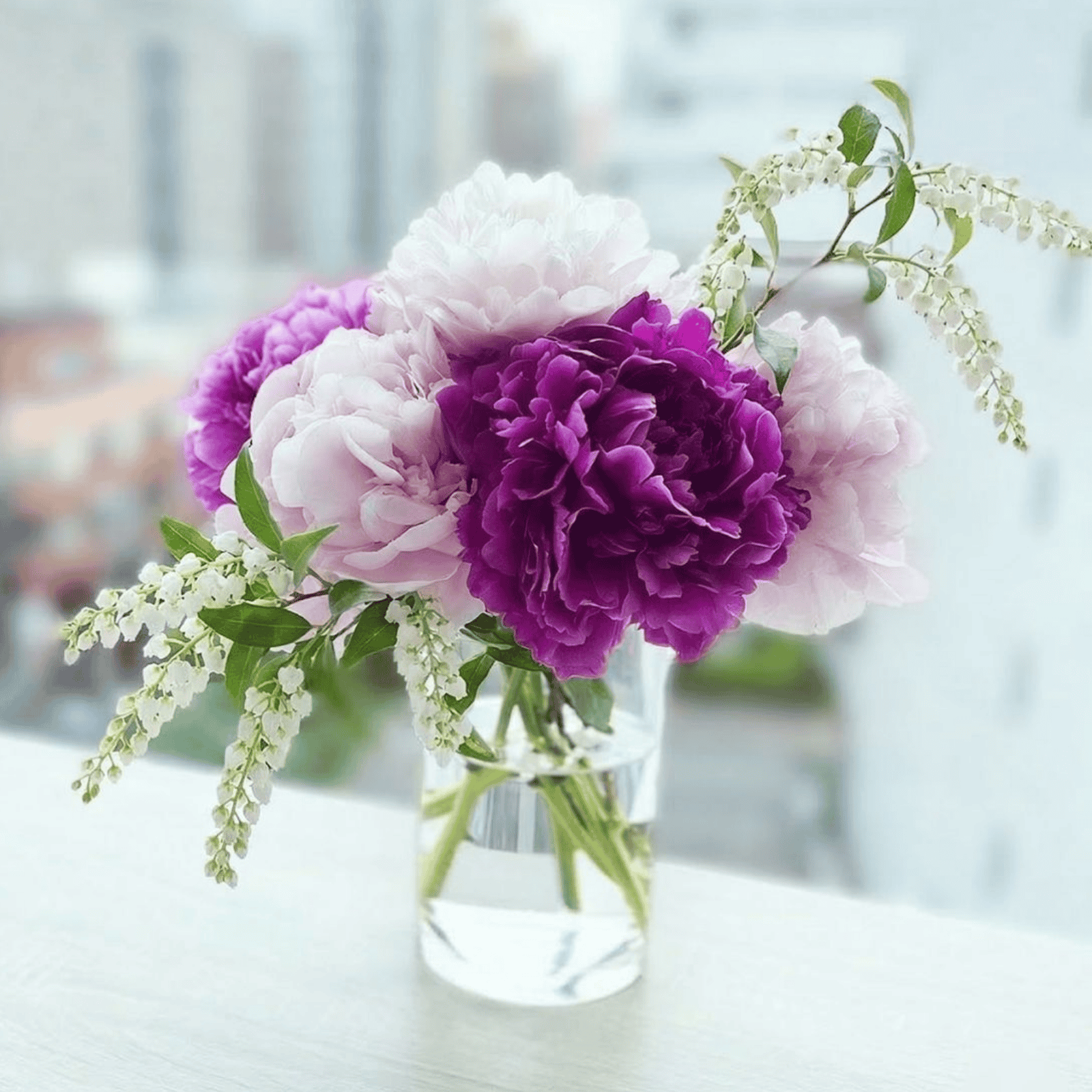 華やか上品 芍薬ブーケ