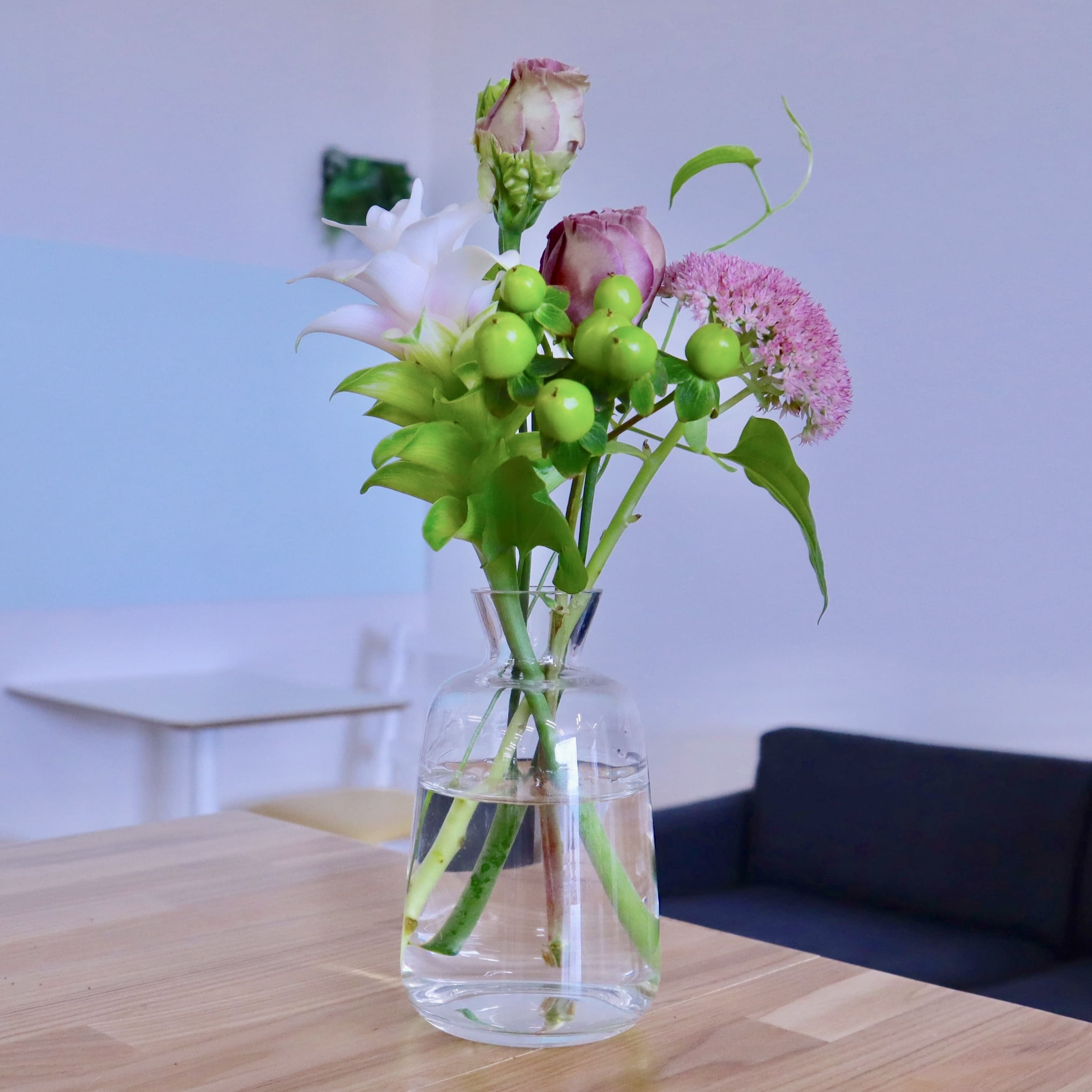 ＜花瓶＞アメリーグラス クリア