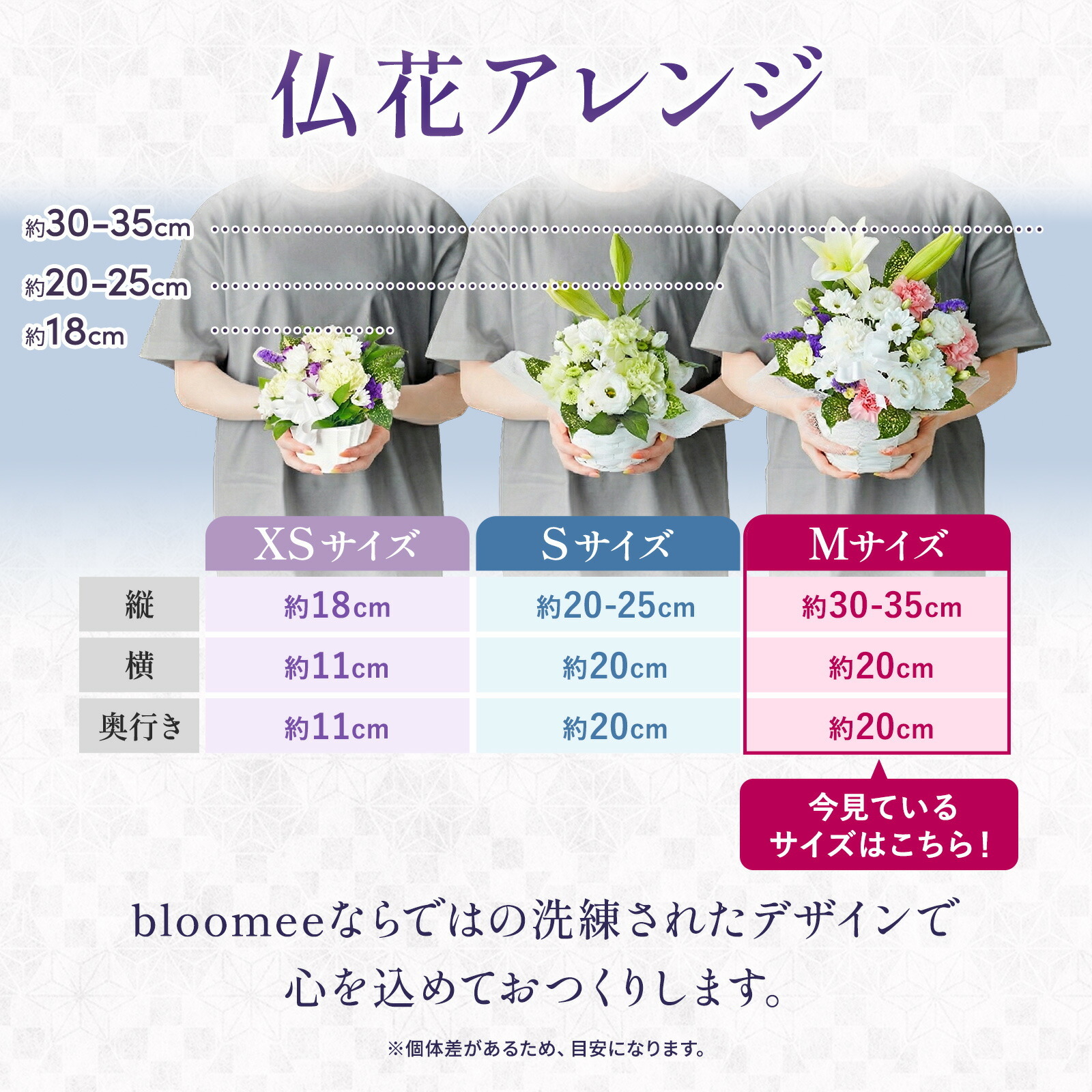 【お悔やみ・お供えの花】アレンジメント(ピンク、Mサイズ)と甘美どら焼きのセット お悔やみ(故人への感謝)カード