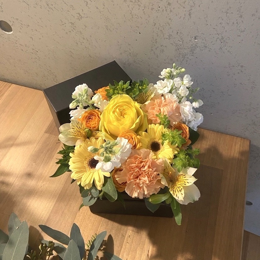 フラワーBOX 黄色系