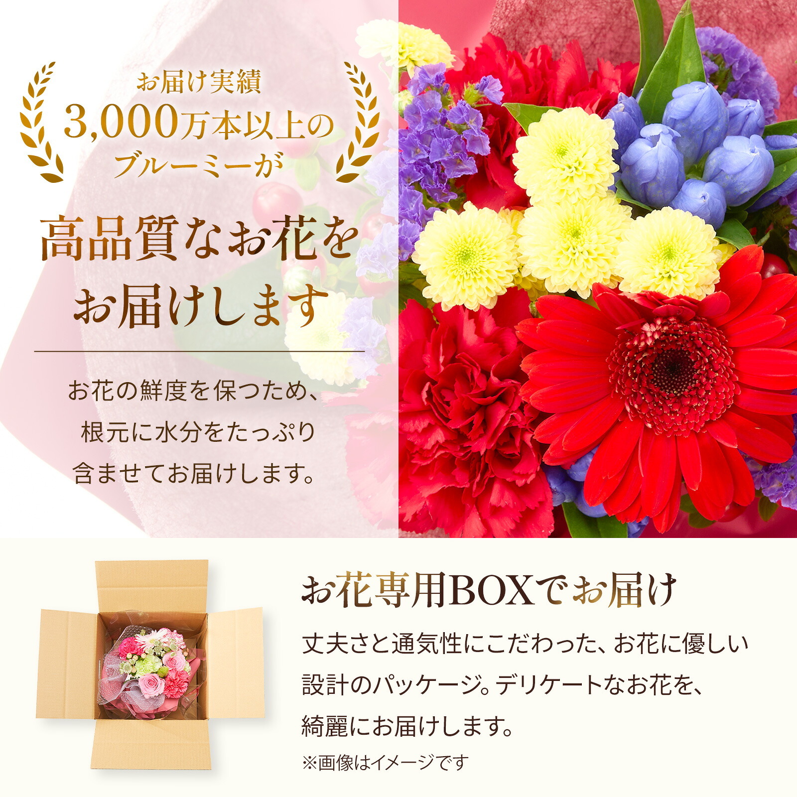 そのまま飾れるブーケ(敬老ver、Sサイズ)と 銀座千疋屋フルーツカステラ のセット