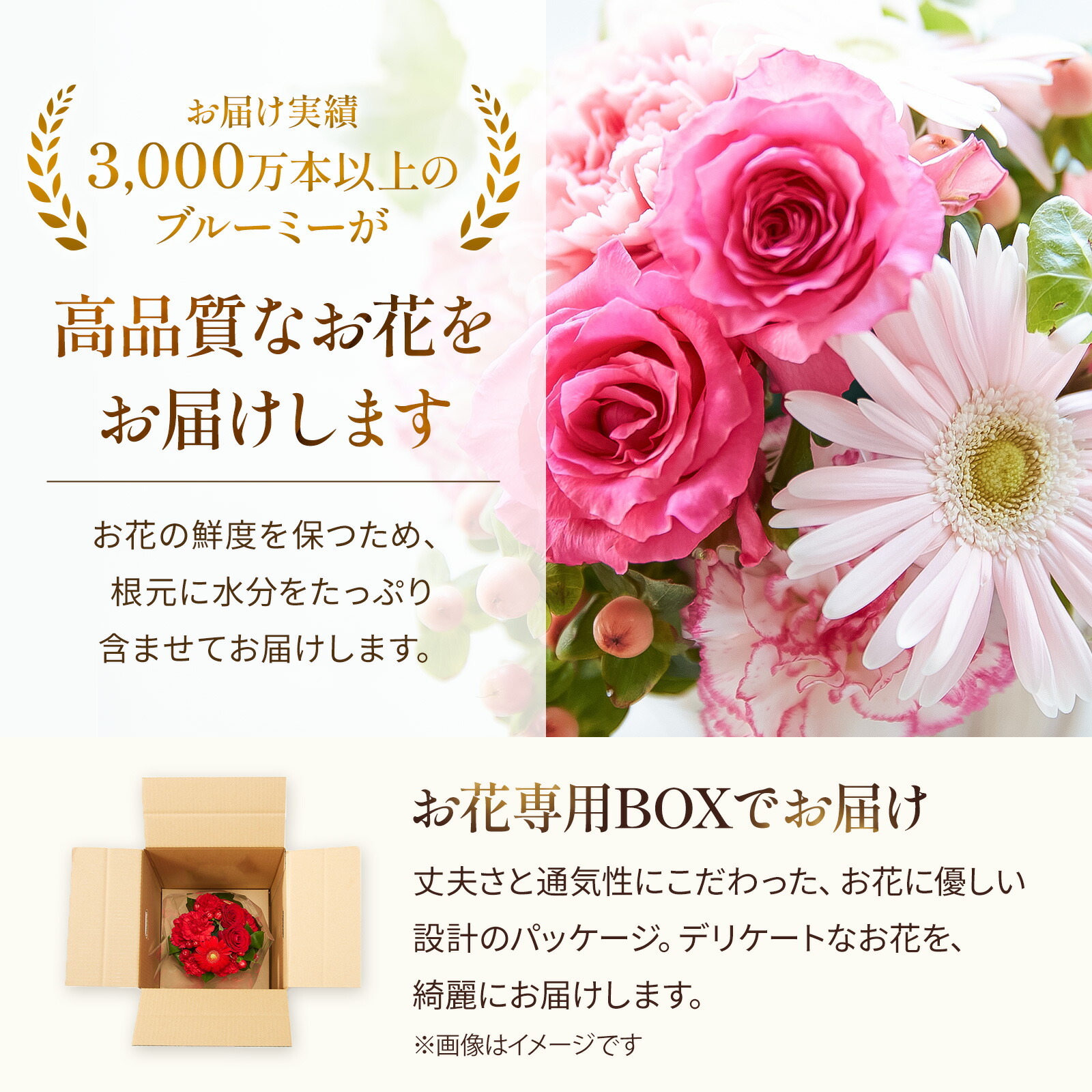アレンジメント(ピンク)Sサイズ　ねこバルーン付き