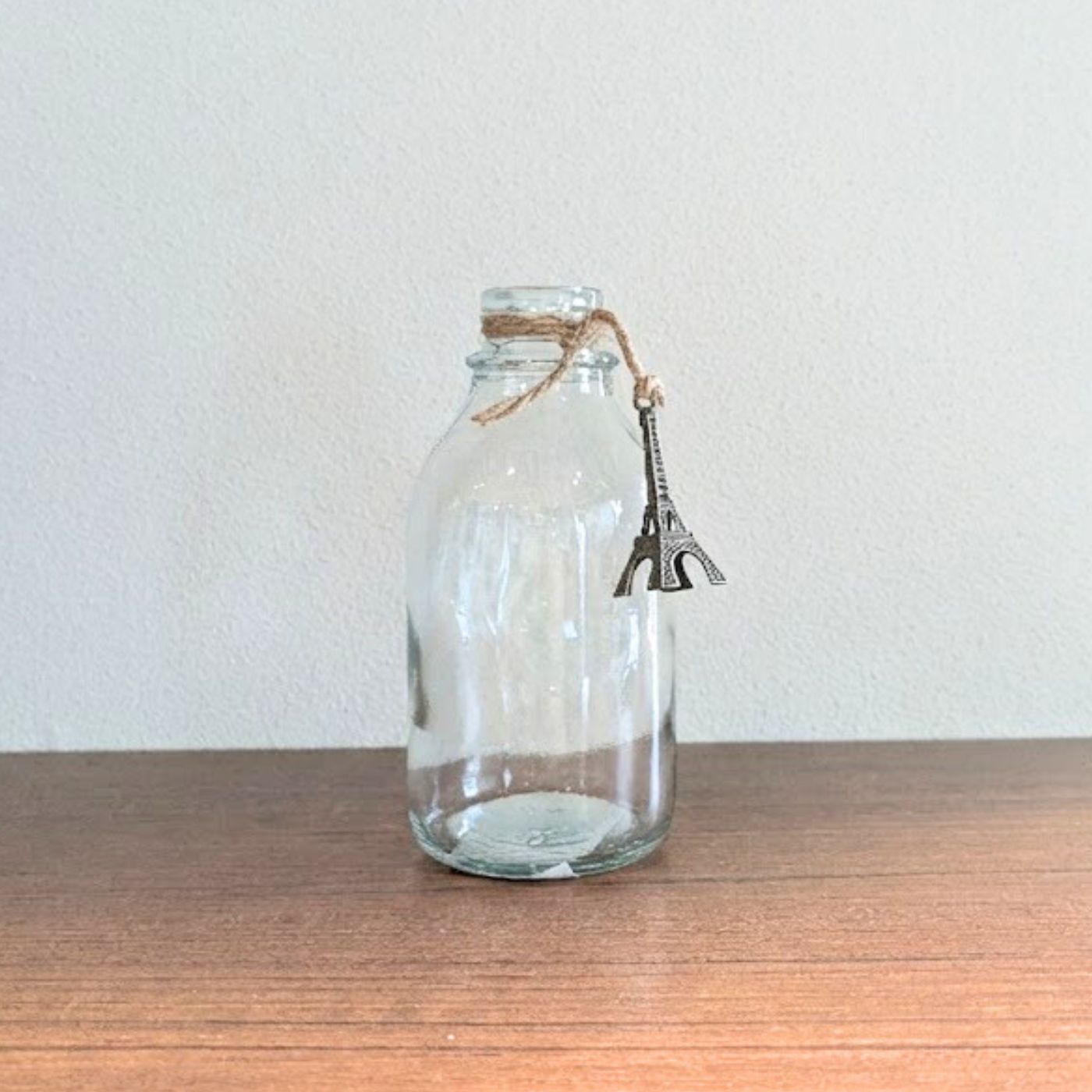 ＜花瓶＞ミニボトル オーナメント付 クリア