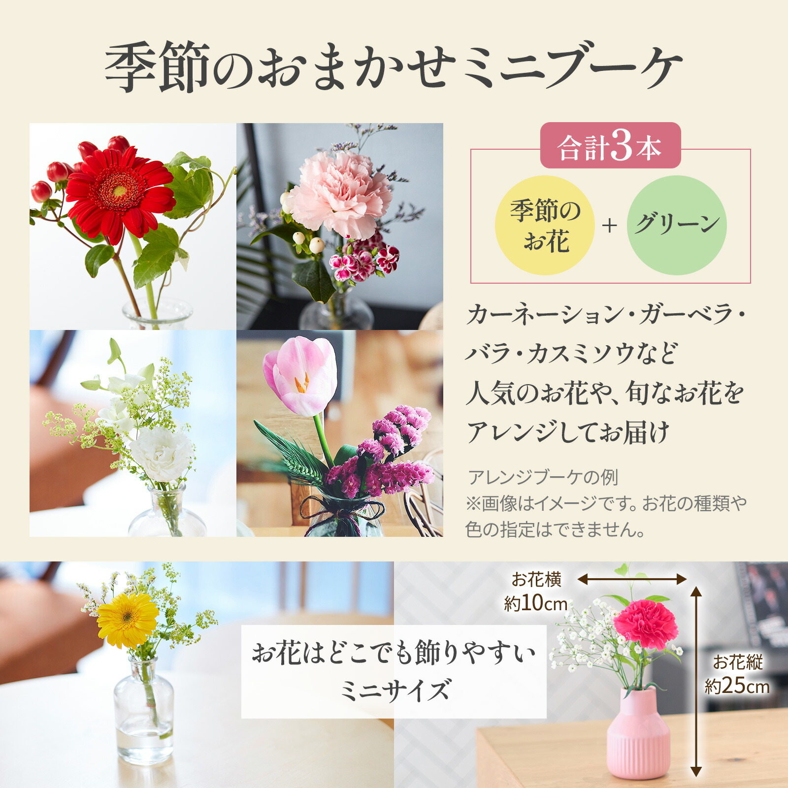 ロクシタン シアバター10mlとお花3本