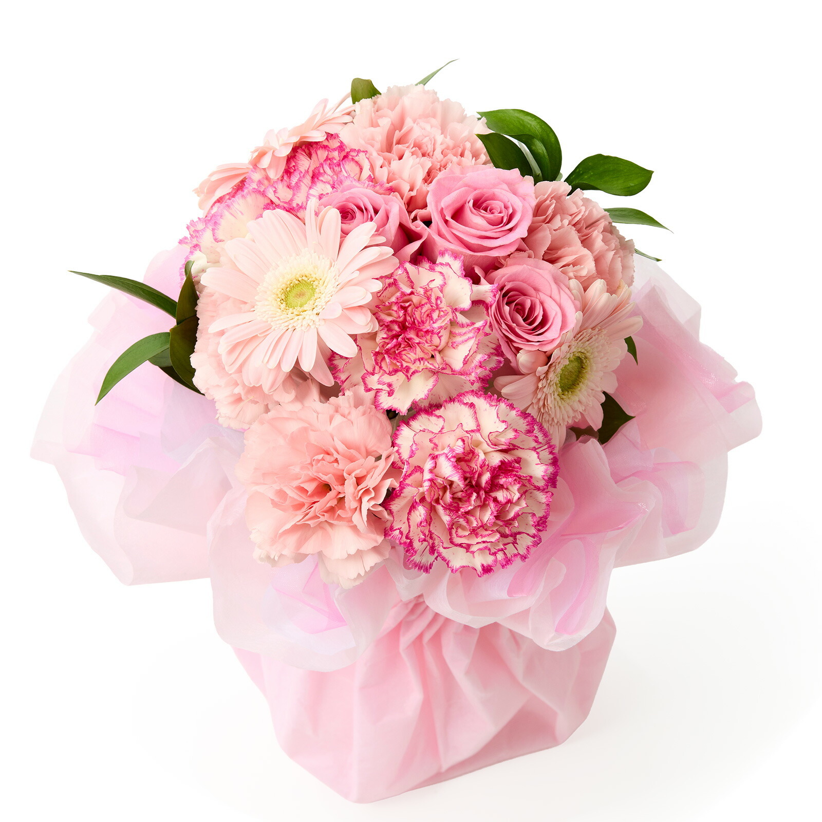 そのまま飾れるブーケ(ピンク、Mサイズ)