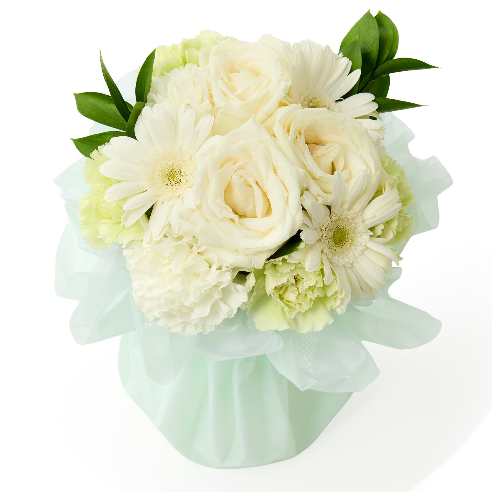 そのまま飾れるブーケ(白色、Mサイズ)