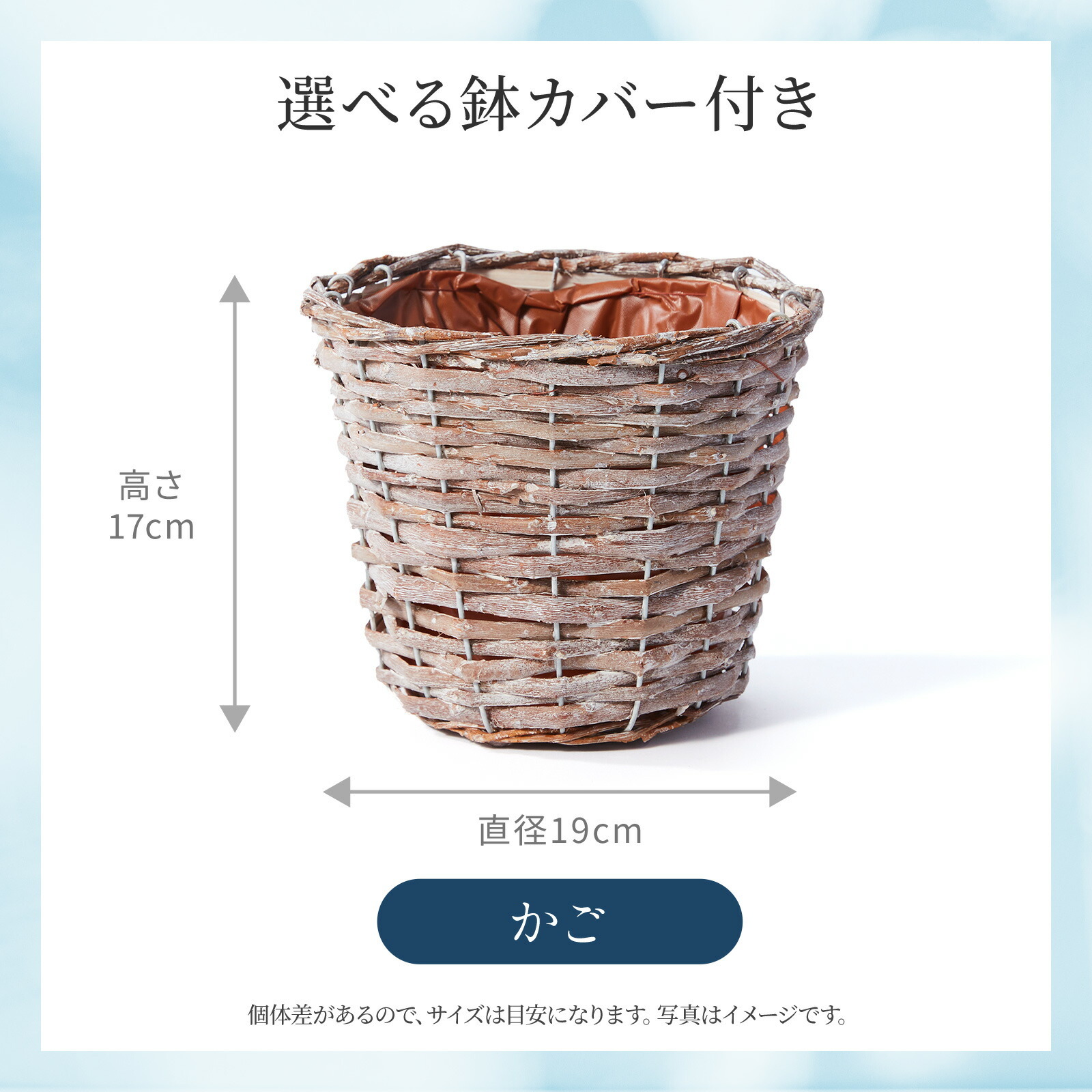 ウンベラータ5号 編みカゴ